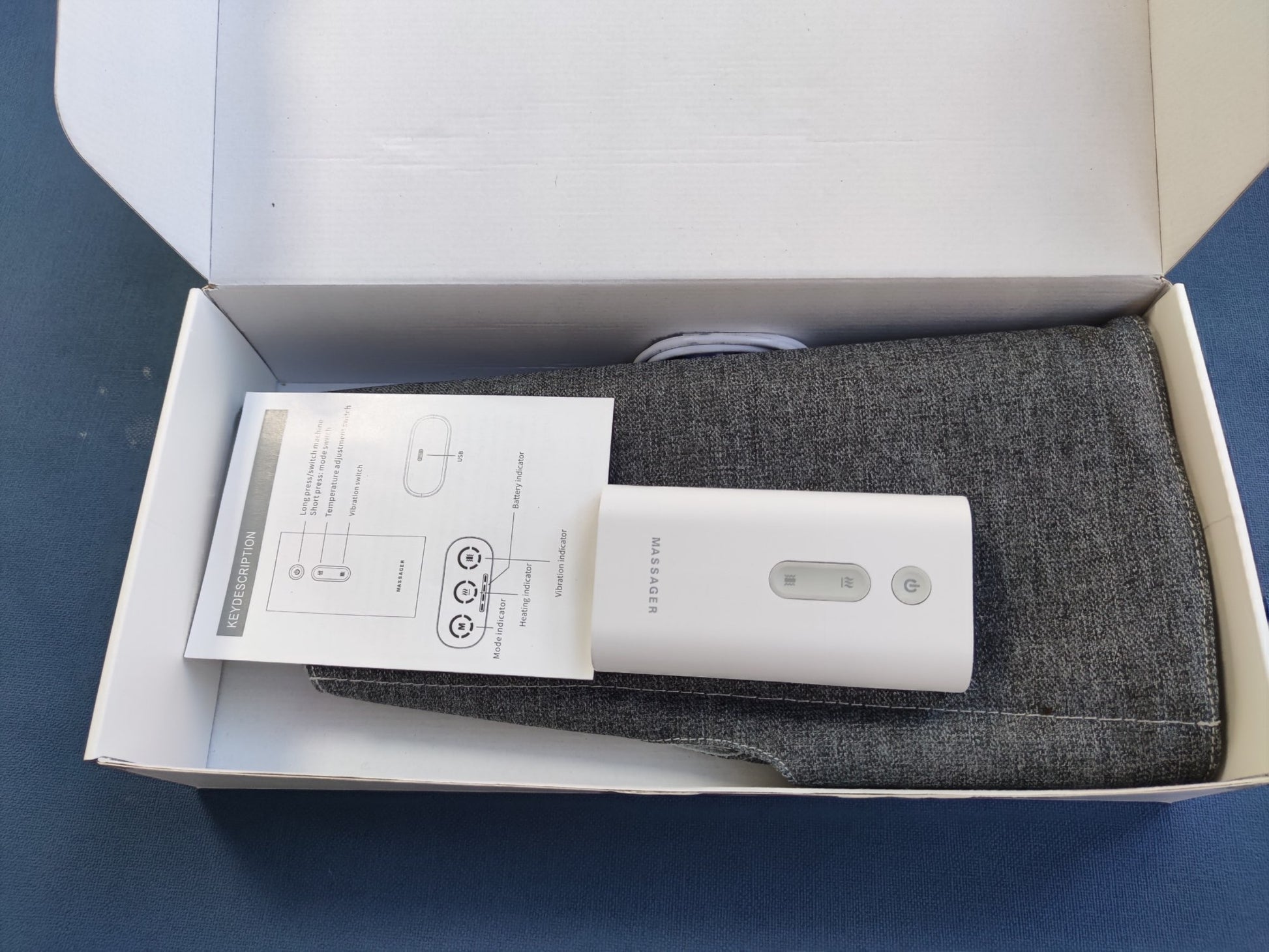 Heated Air Compression Leg Massager